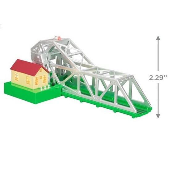Hallmark 2024 Ornament Lionel® 313 Bascule Bridge Ornament With Light - Picture 3 of 4